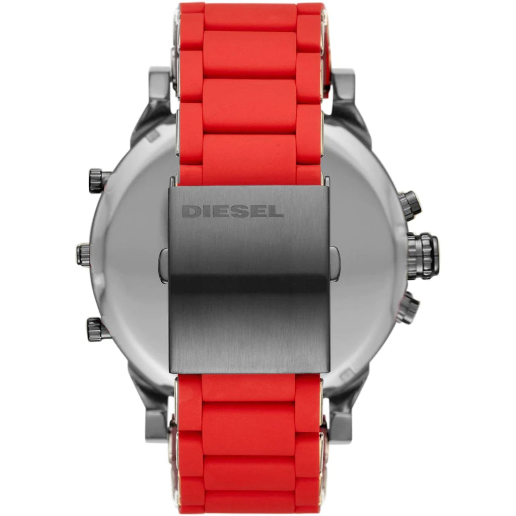 Diesel Men's Mr. Daddy 2.0 Multifunction Red Watch